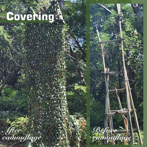 Riafu Camouflage Sun-protection Net for Garden or Camping