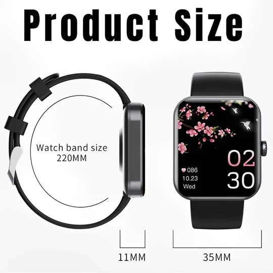 Riafu Non-Invasive Blood Glucose Monitoring Smartwatch