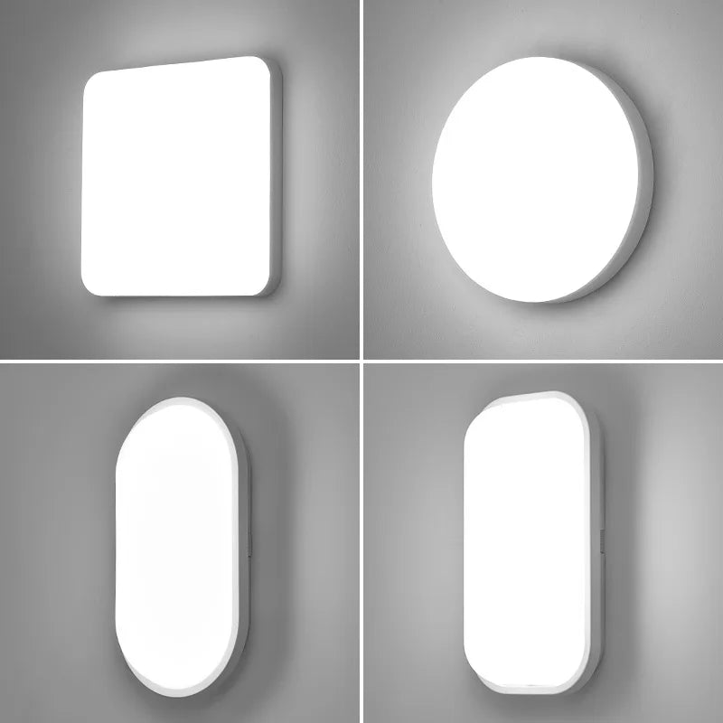Waterproof LED Ceiling Light | Modern Geometric Shapes