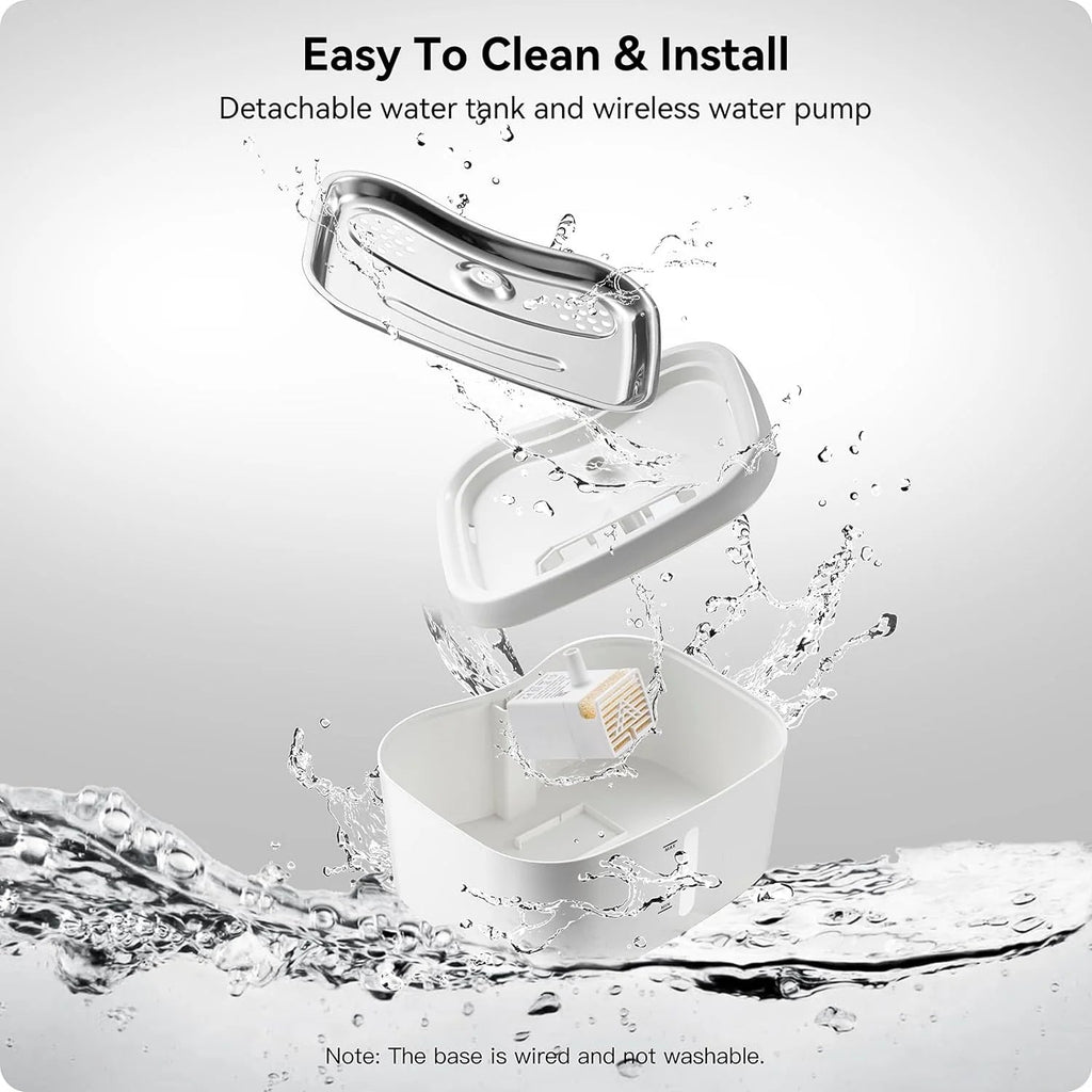 Pet Water Fountain with Smart Pump