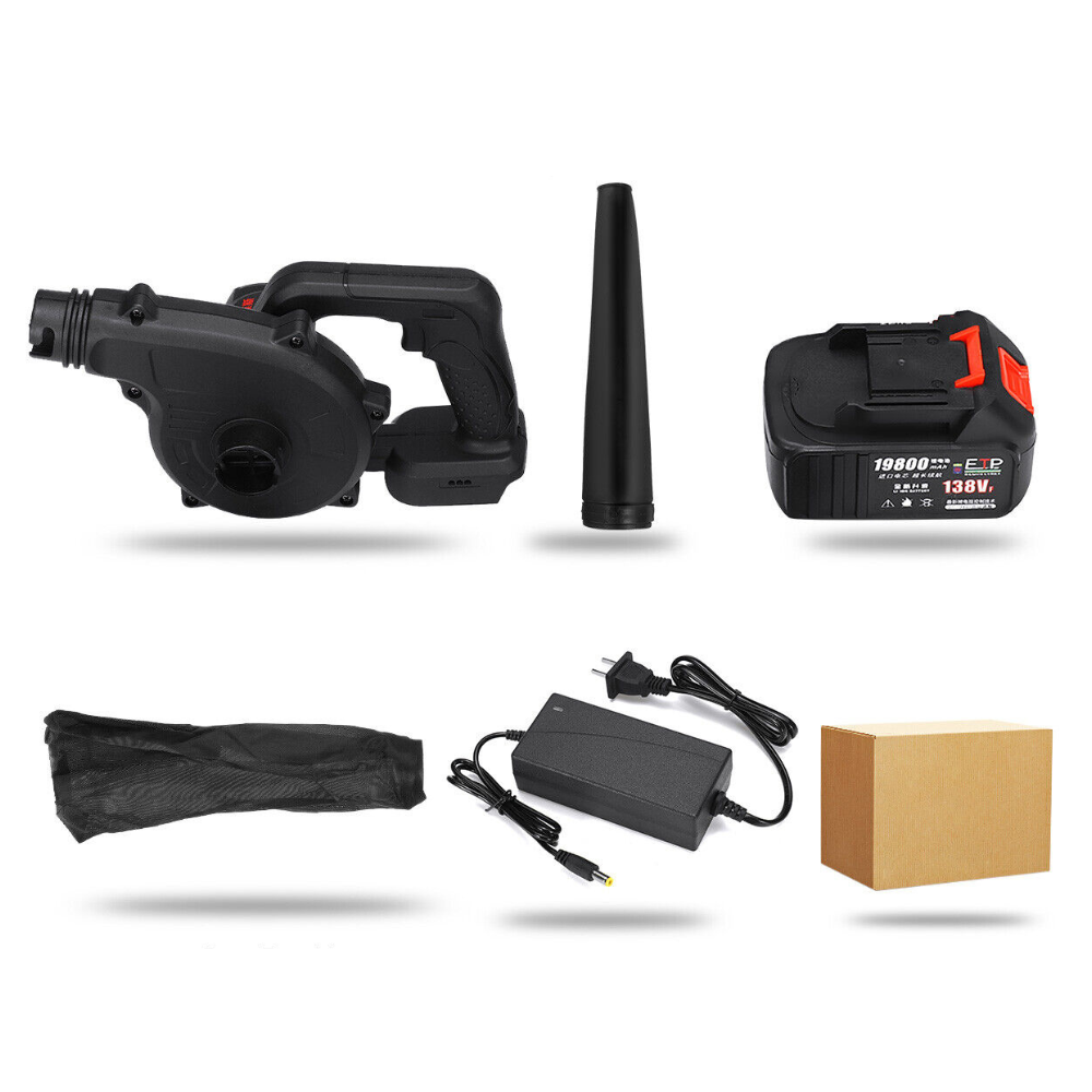 Riafu Handheld Battery Powered Electric Backyard Cordless Leaf Blower