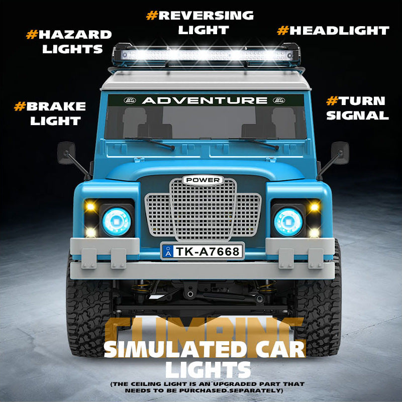 1:10 Scale 4WD Mechanical-Shift RC Crawler, 1001