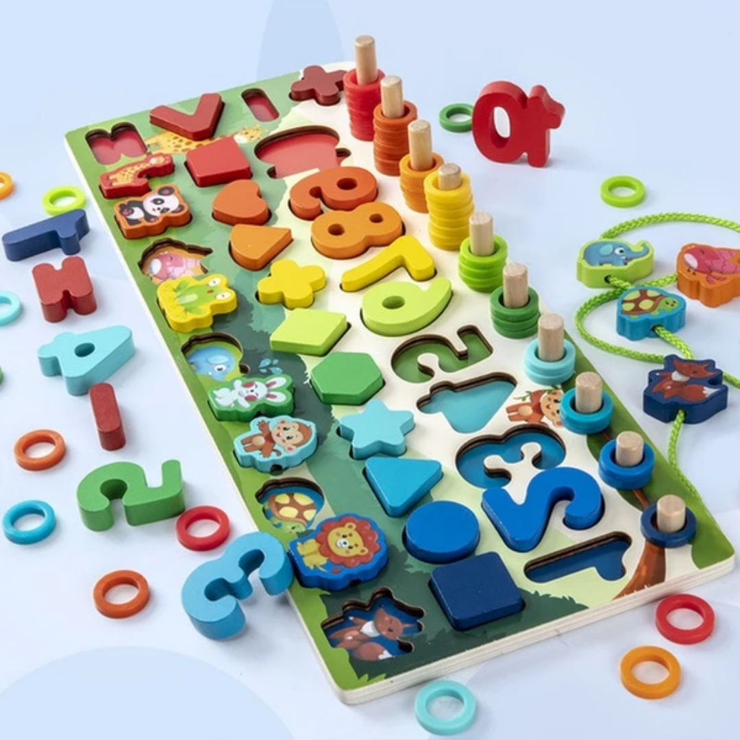 Riafu Montessori Wooden Educational Toys – Learning & Development for Toddlers