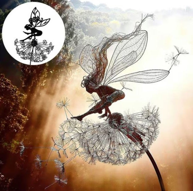 Riafu Fairy Steel Garden Sculptures
