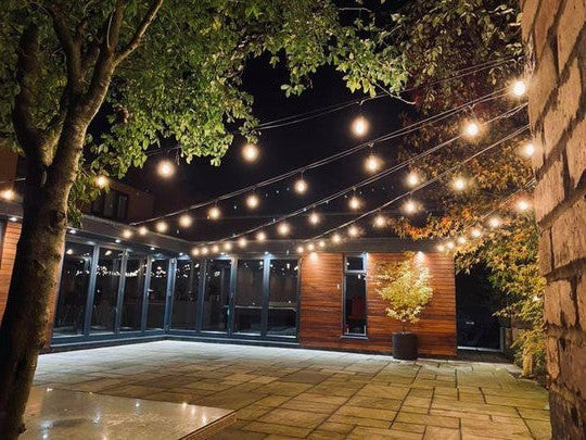 Riafu Best Seller LED Plug-in Waterproof Warm White Heavy Duty Outdoor String Lights