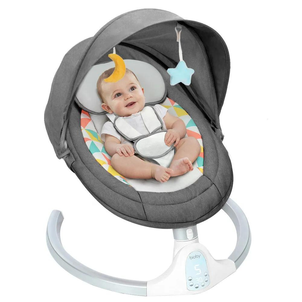 Riafu Ultimate 2-in-1 Baby Swing and Rocker – Infant Soothing Chair for Naps & Play