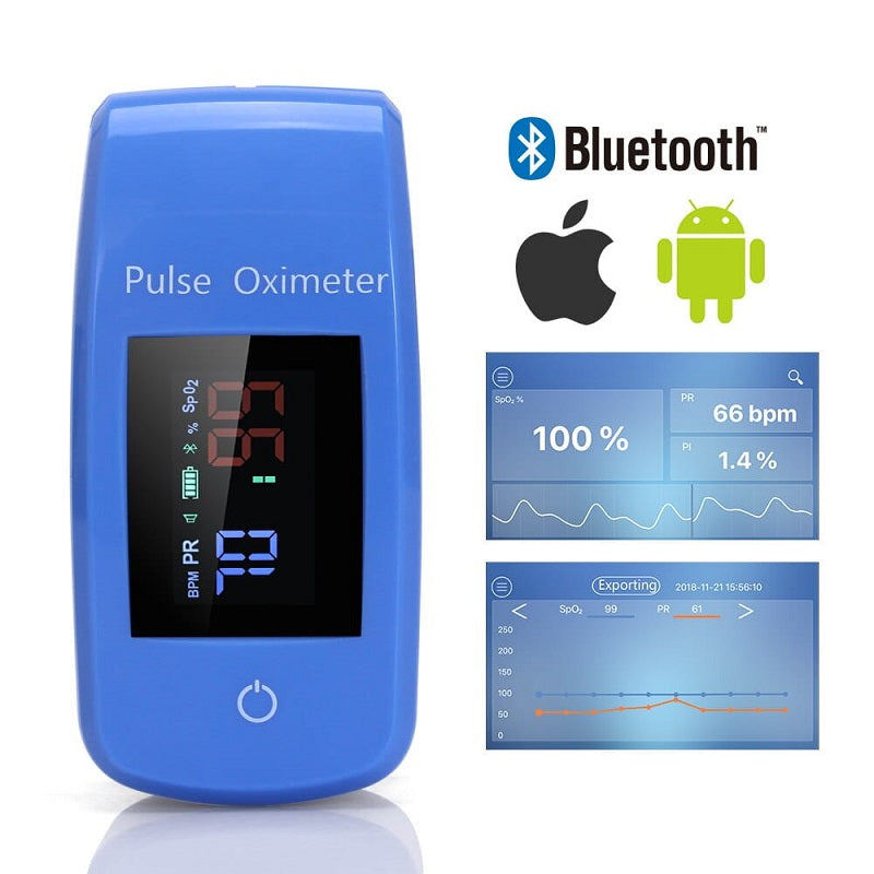 Riafu Finger Blood Pressure Pulse Oximeter & Heart Rate Monitor