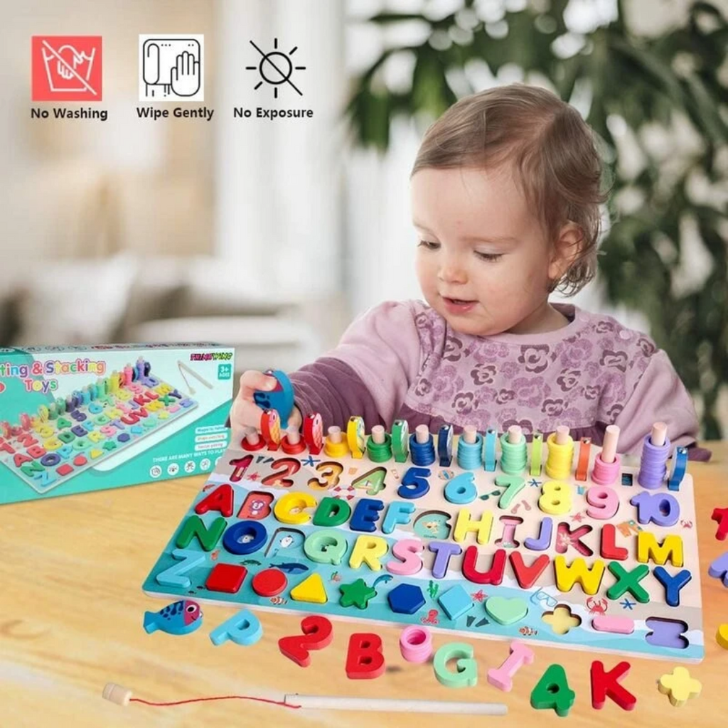 Riafu Montessori Wooden Educational Toys – Learning & Development for Toddlers