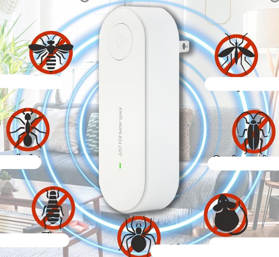 Riafu Ultrasonic Pest Repeller Plug-In – Pack of 2 Indoor Mosquito & Insect Repellent Devices