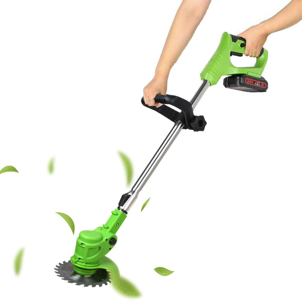 Riafu Powerful Electric Battery Operated Cordless Weed Eater / Grass Trimmer