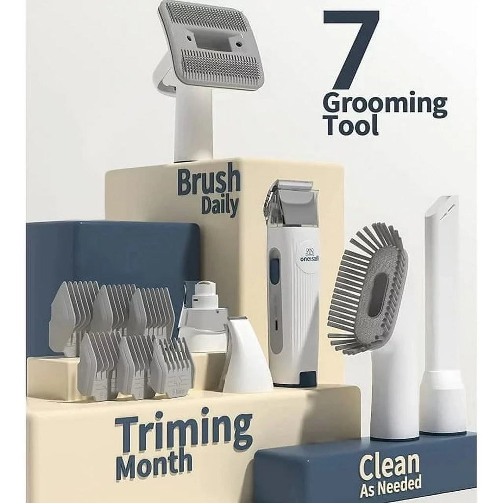 7-in-1 Dog Grooming Kit with Vacuum