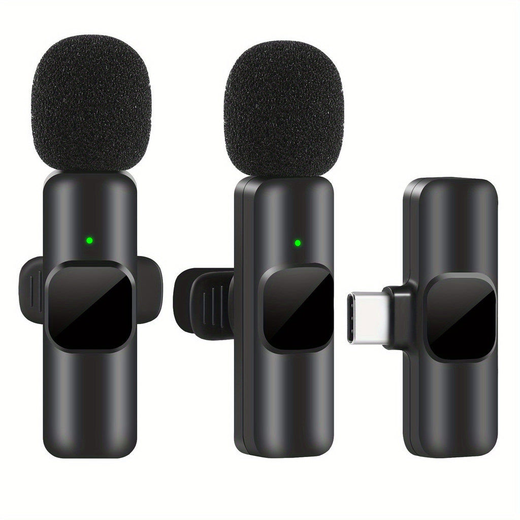 Professional Wireless Microphone | USB-C Lavalier for Content Creation