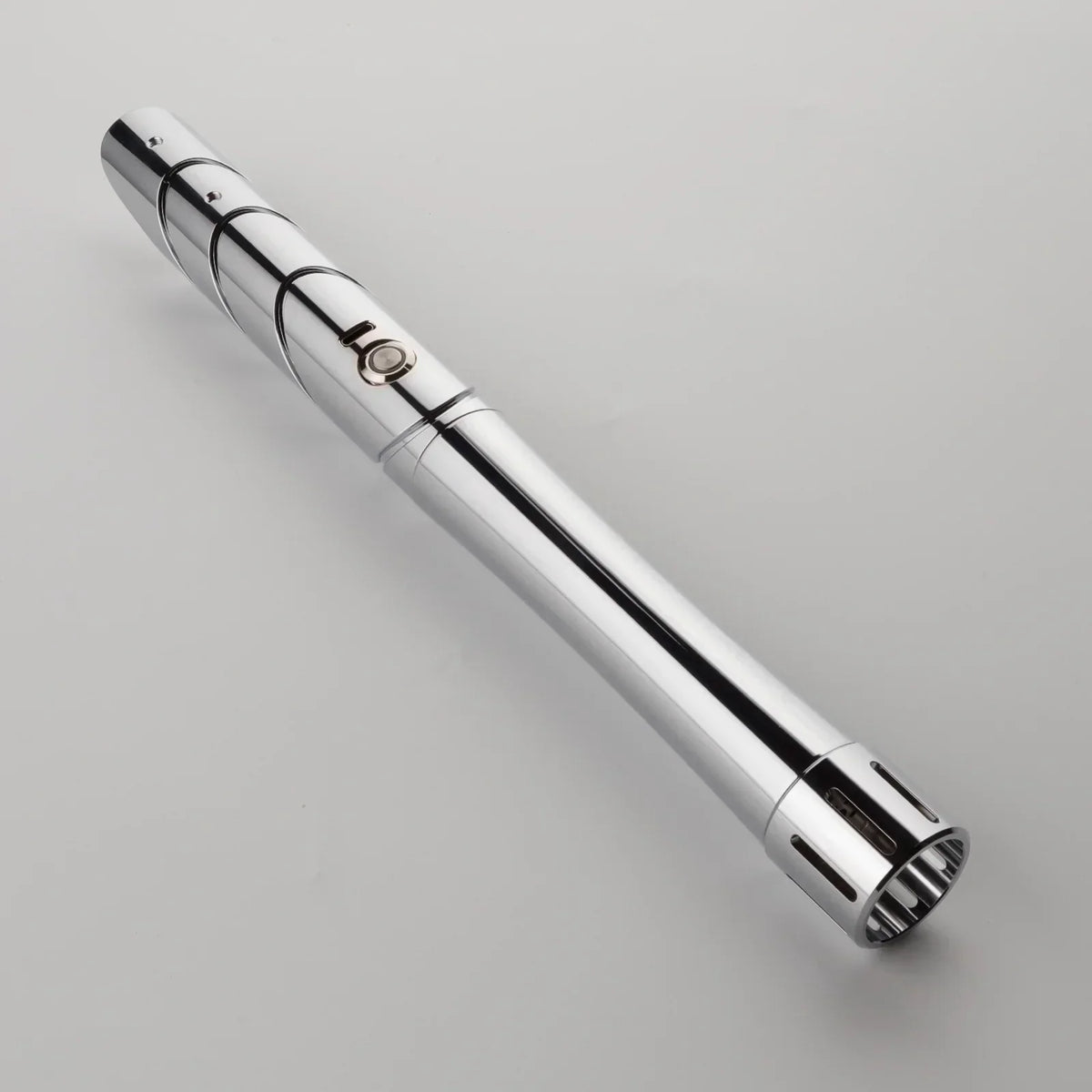 LED Cosplay Saber with Polished Silver Metal Hilt