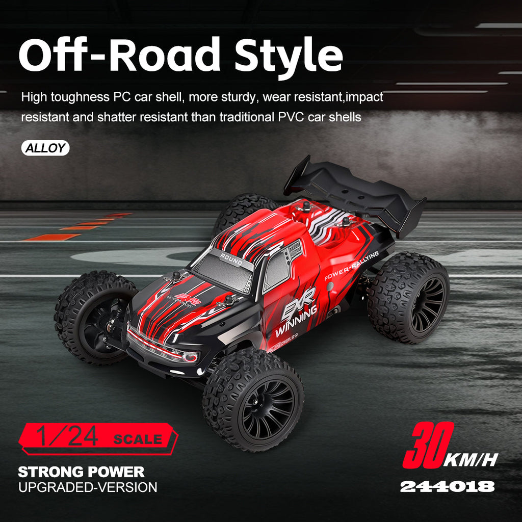 1/24 Scale Electric 2WD High-Speed Alloy Off-Road Rock-Crawling Monster Truck-WLY27