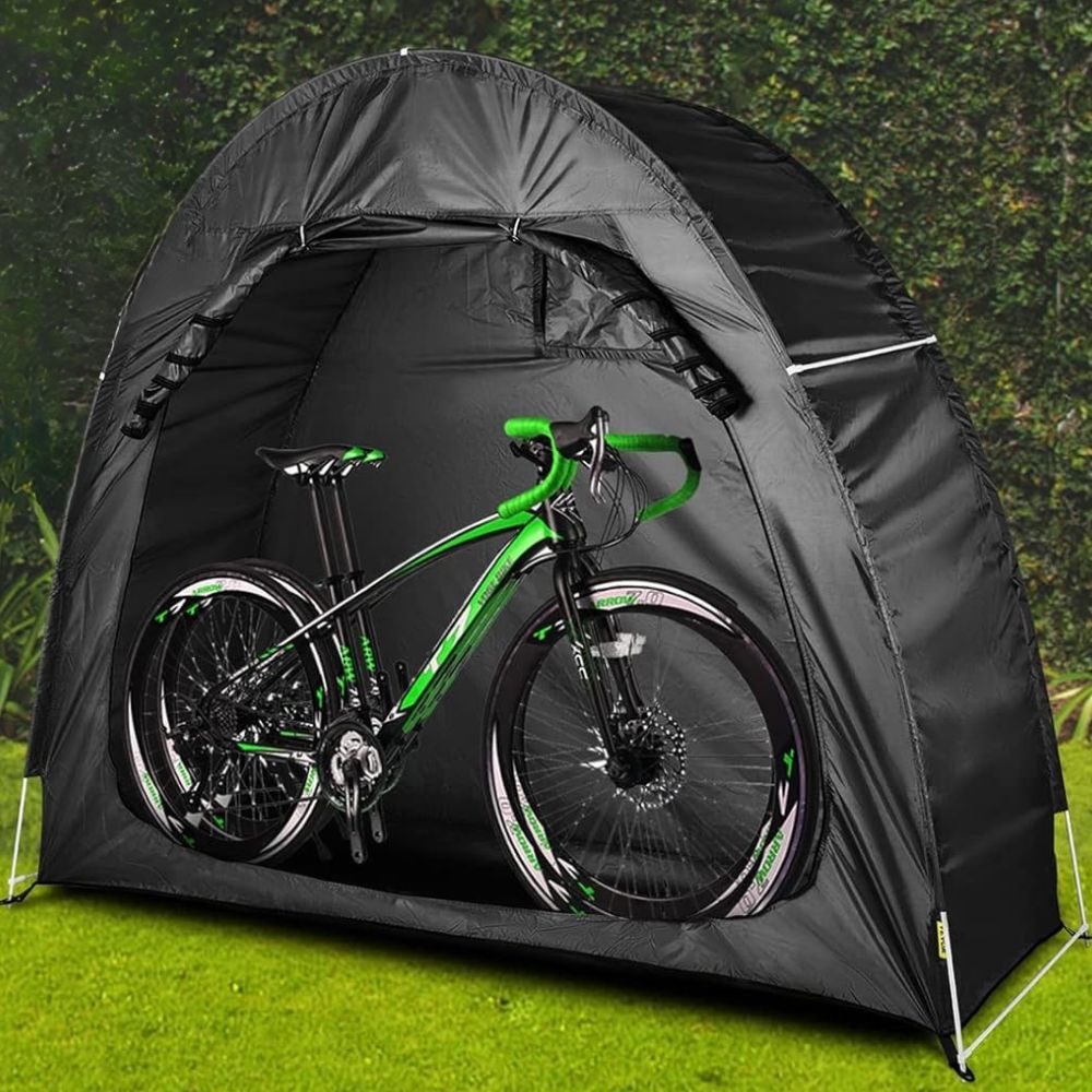 Riafu Outdoor Waterproof Bike Shed Garage Storage Tent