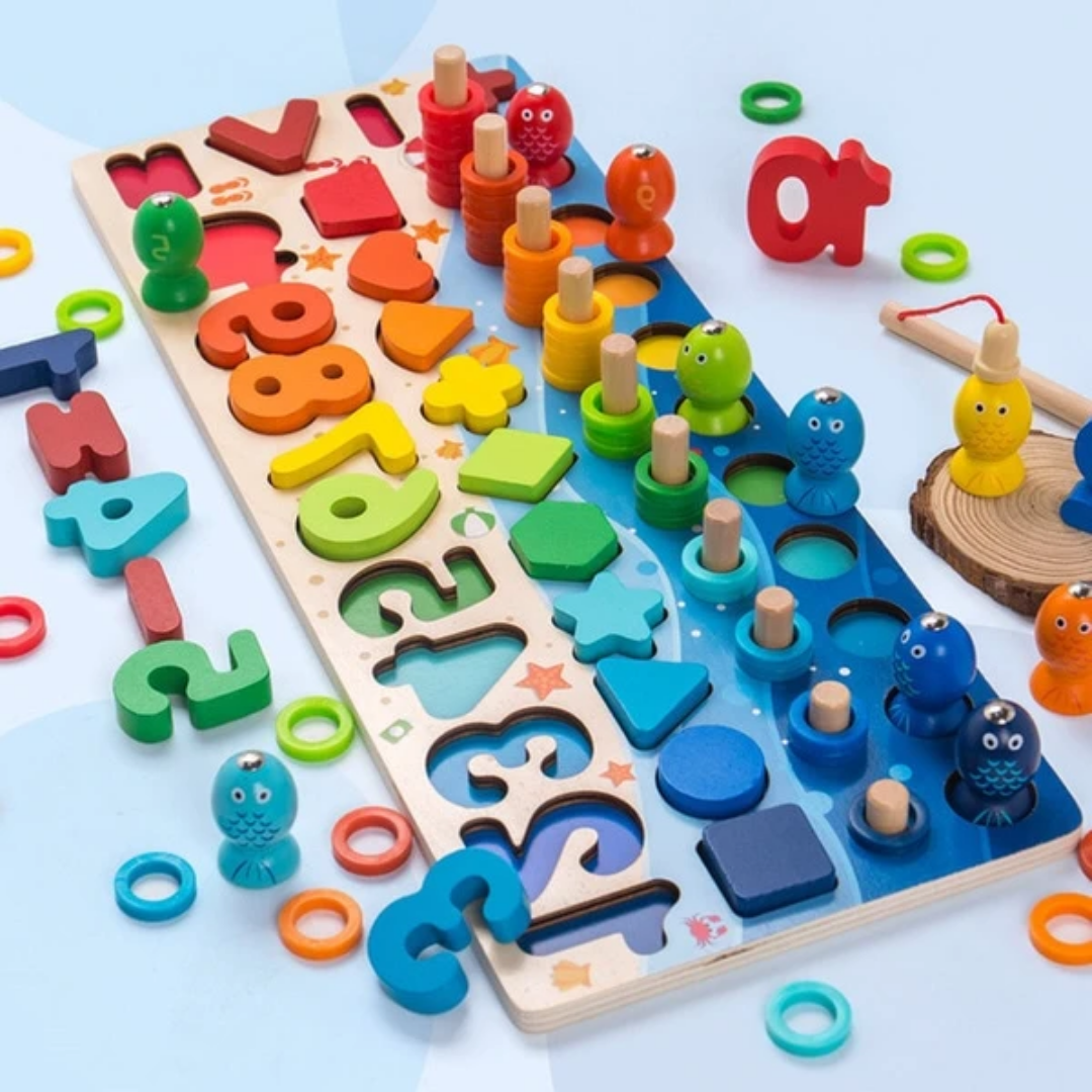 Riafu Montessori Wooden Educational Toys – Learning & Development for Toddlers
