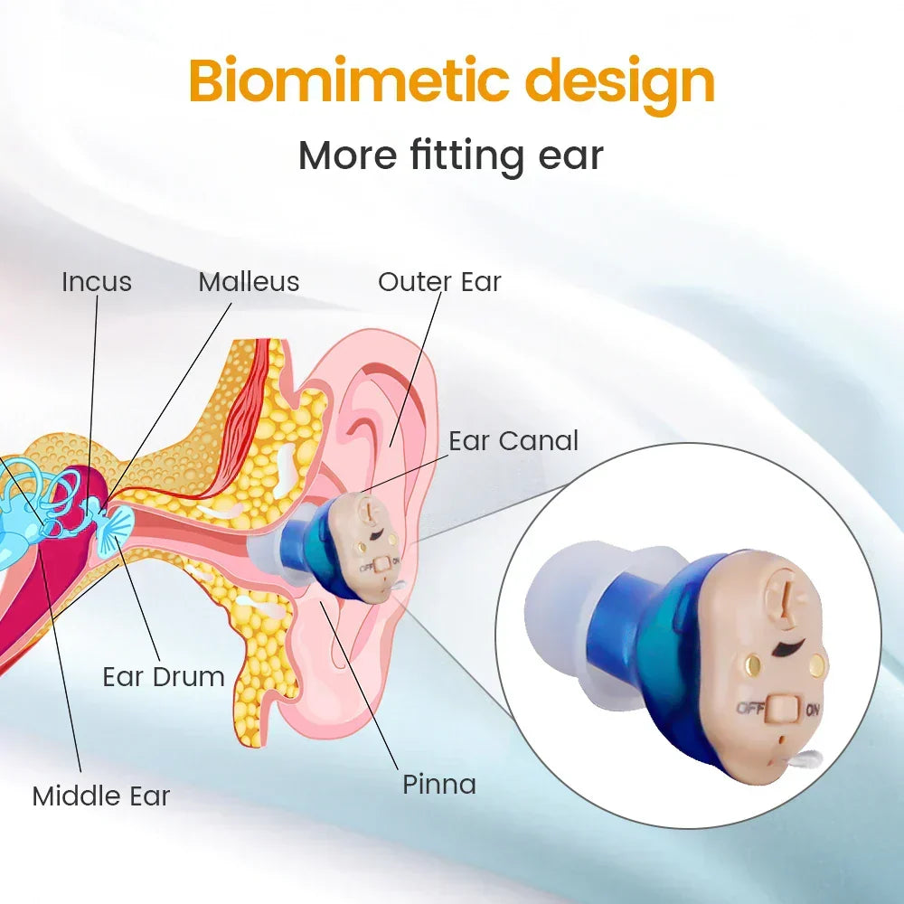 Riafu Affordable Hearing Aids – Best Budget Rechargeable In-Ear Digital for Adults