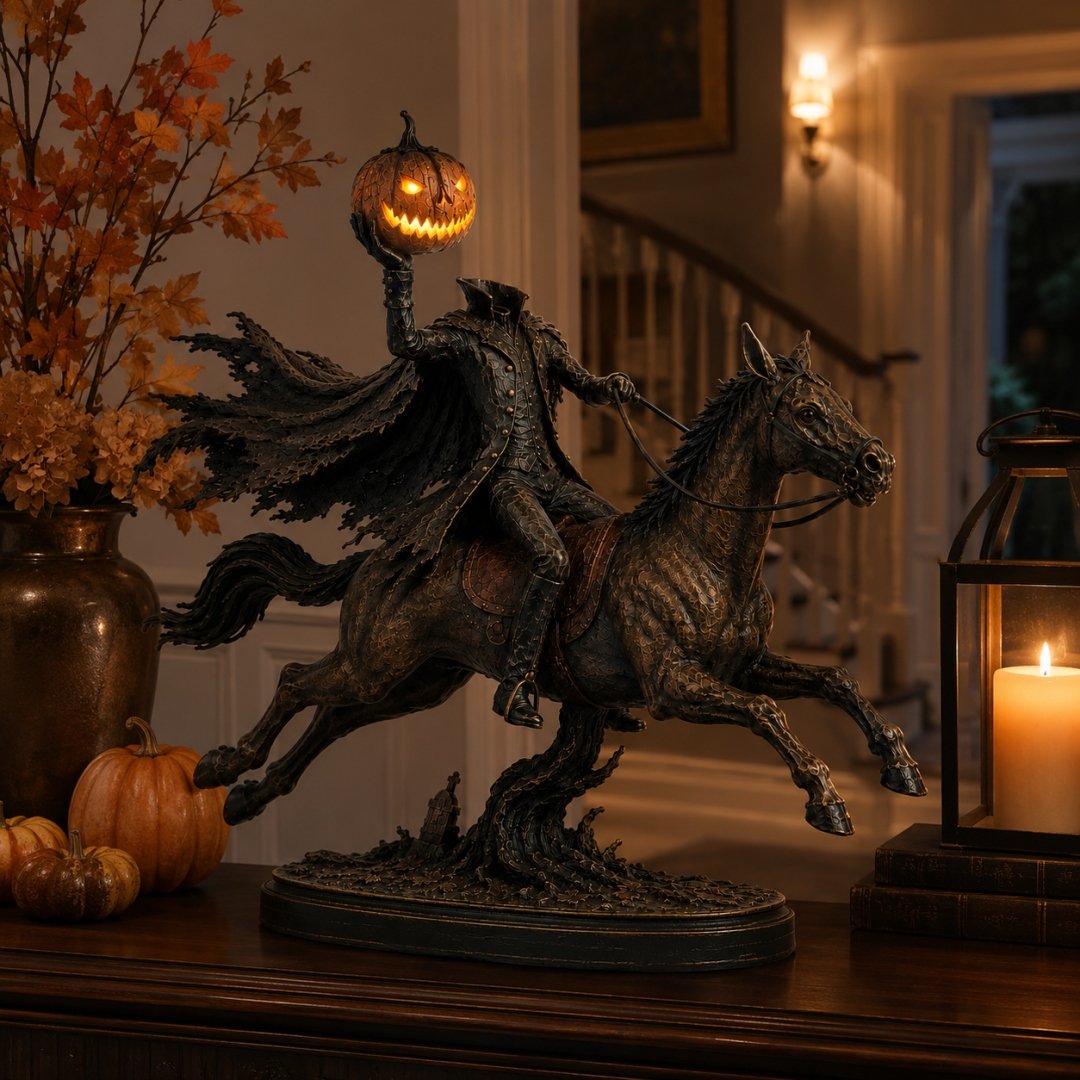 Riafu – Headless Horseman Halloween Statue