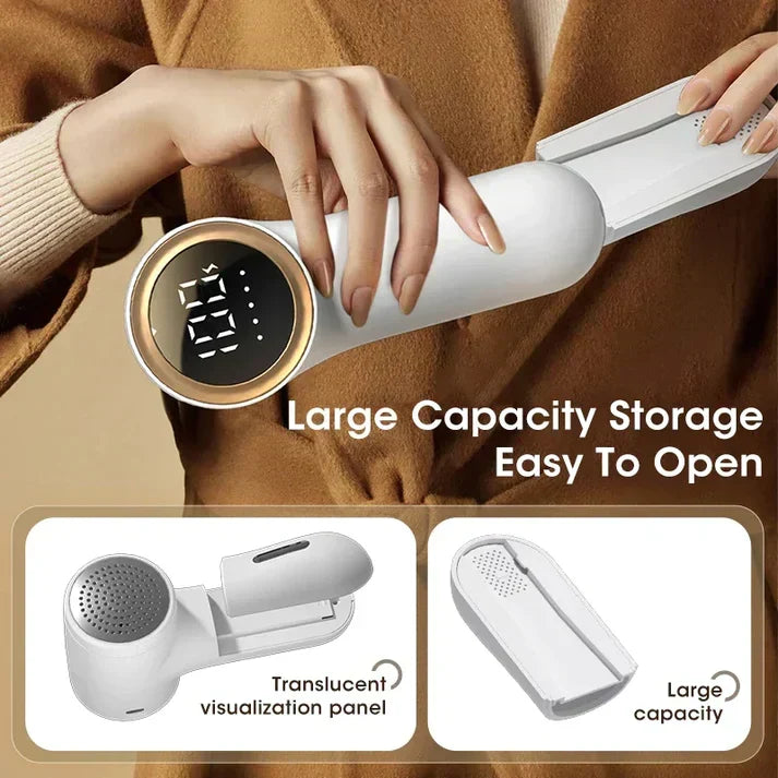 Riafu Electric Fabric Lint Remover – Rechargeable Fuzz Shaver for Clothes & Furniture