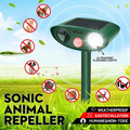 Riafu Ultrasonic Solar Deer Repeller – Motion Sensor Animal Deterrent for Garden & Yard