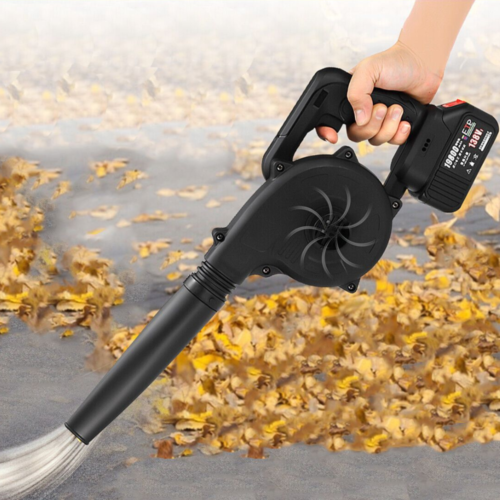 Riafu Handheld Battery Powered Electric Backyard Cordless Leaf Blower