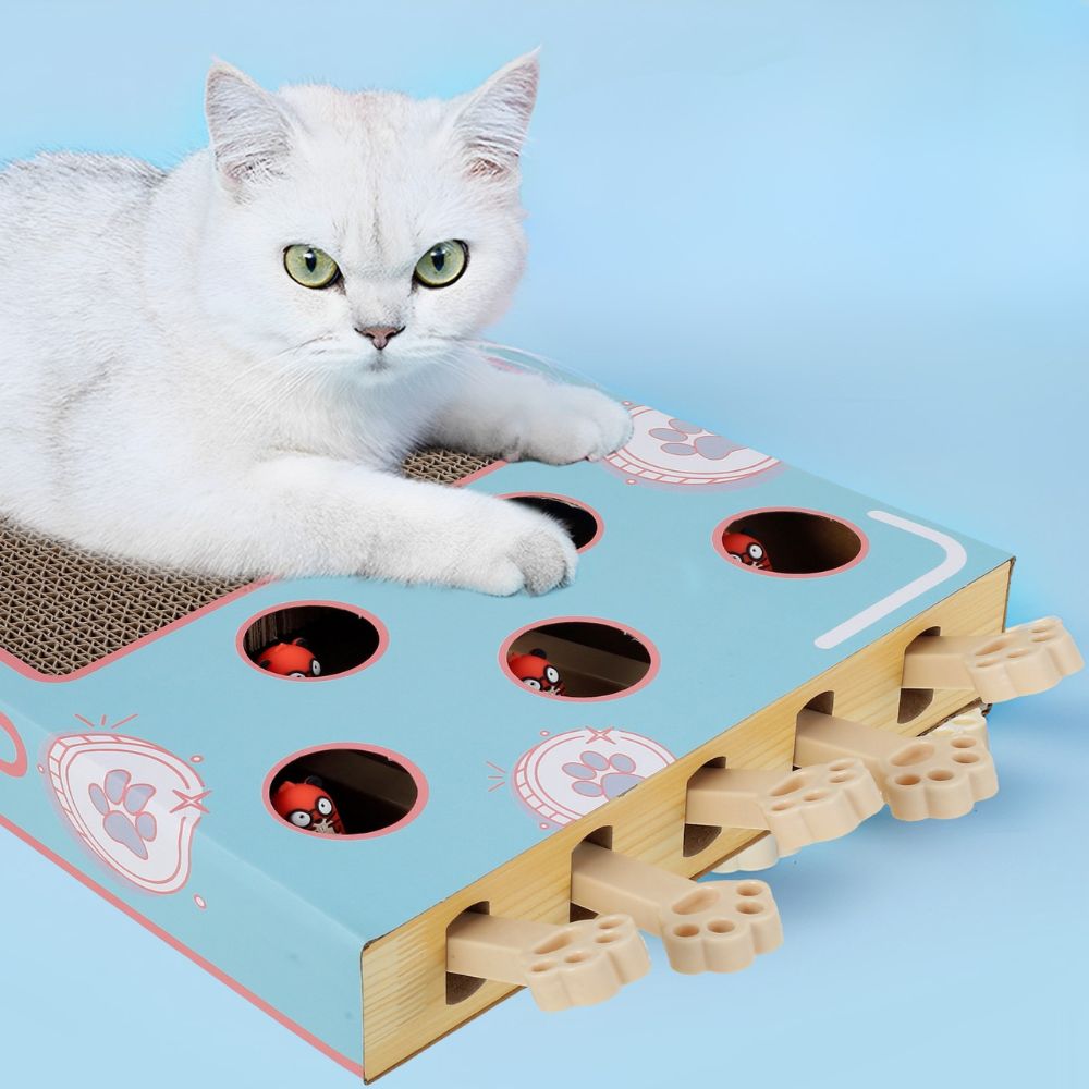 Riafu Interactive Whack-A-Mole Cat Toy