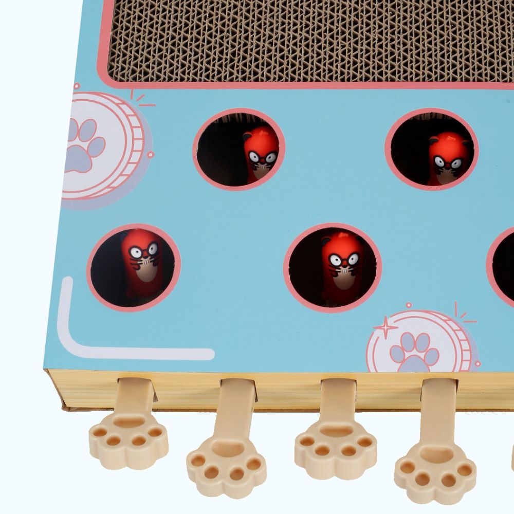 Riafu Interactive Whack-A-Mole Cat Toy