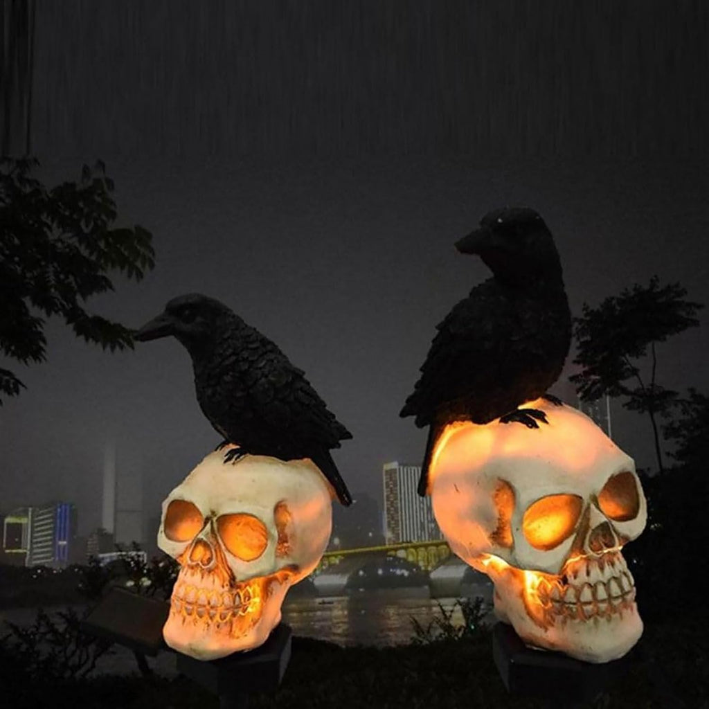 Riafu – Animated Solar Skull Garden Stake