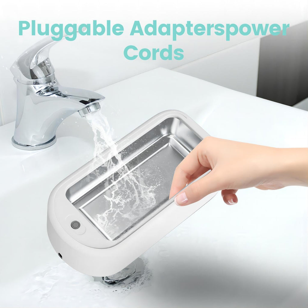 Riafu Ultrasonic Jewelry Cleaner – Portable Sonic Cleaning Machine for Rings, Glasses & Watches