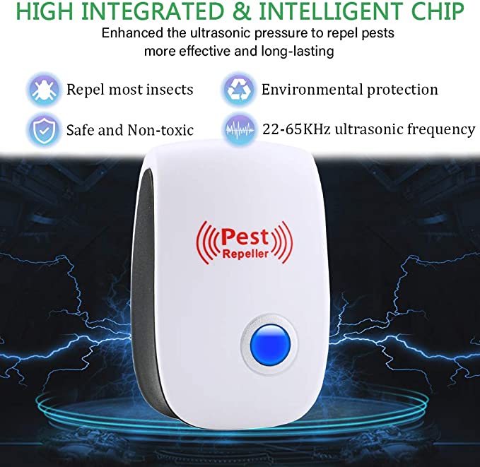 Riafu Ultrasonic Rat Repeller – Plug-In Rodent Control Device for Home & Garage
