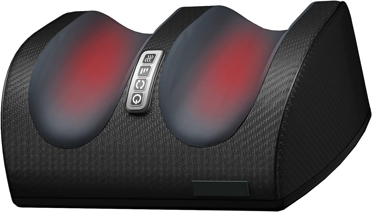 Riafu Foot and Calf Massager with Heat – Shiatsu Kneading Roller for Circulation & Pain Relief