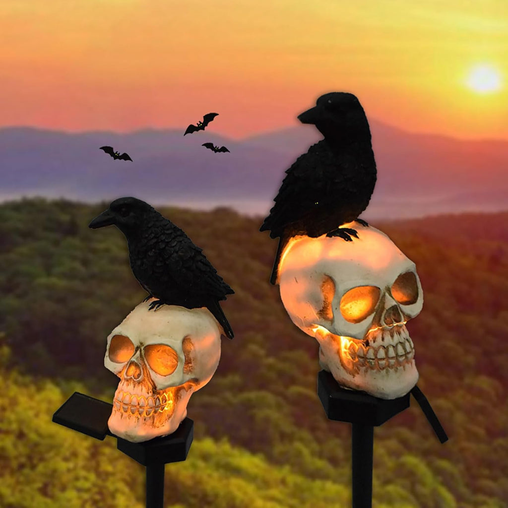Riafu – Animated Solar Skull Garden Stake