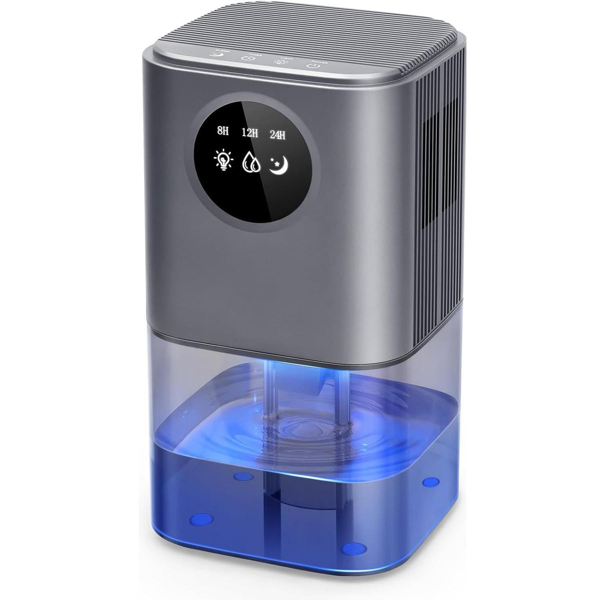 Riafu Portable Dehumidifier for Bedroom/Bathroom – Quiet Damp Air Moisture Remover
