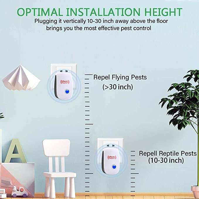 Riafu Ultrasonic Rat Repeller – Plug-In Rodent Control Device for Home & Garage