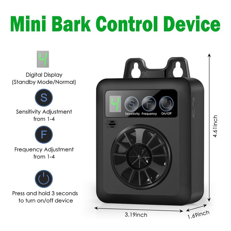 Riafu Anti Barking Device Bark Control Device -Stop Your Neighbors Dog from Barking