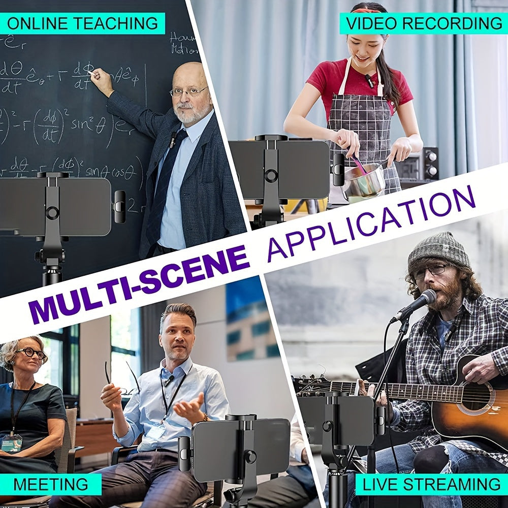 Professional Wireless Microphone | USB-C Lavalier for Content Creation