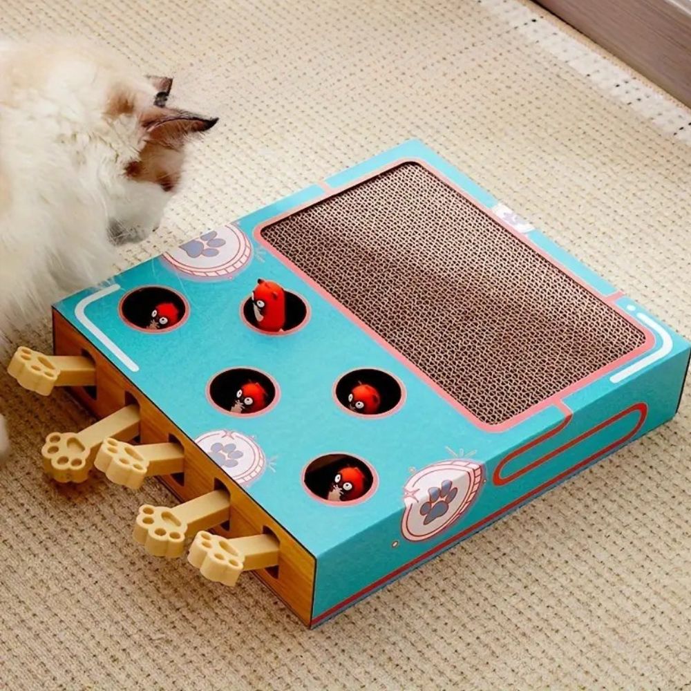 Riafu Interactive Whack-A-Mole Cat Toy