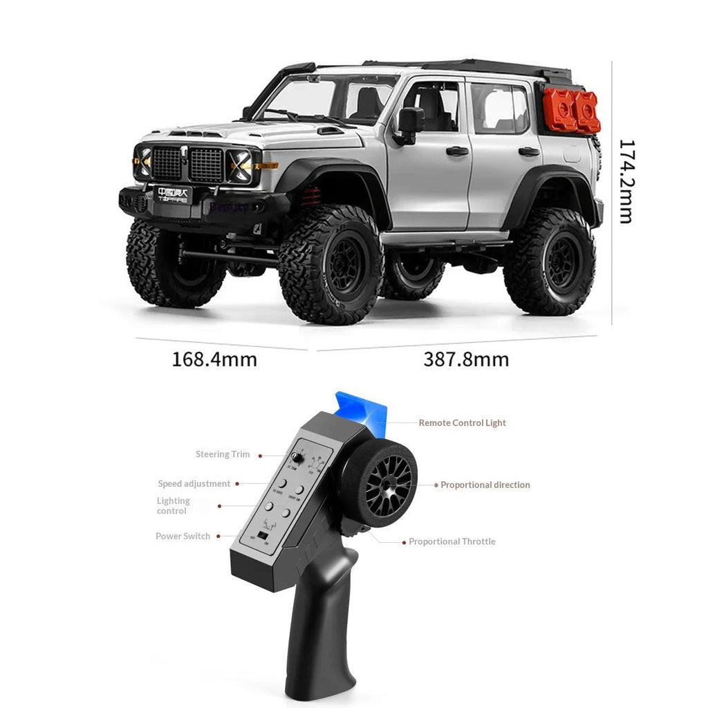 1/12 Scale 2.4GHz RC Crawler Full Proportional 4WD Off-Road Vehicle-MNY01