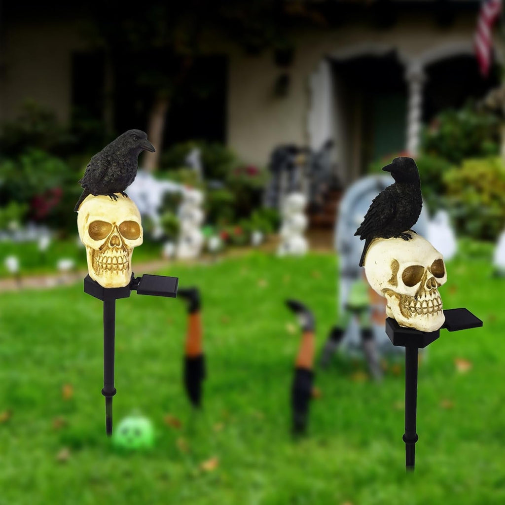 Riafu – Animated Solar Skull Garden Stake