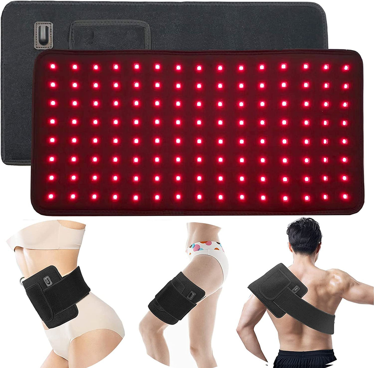 Riafu Infrared Light Therapy Belt – Medical-Grade Red & Near Infrared Pad for At-Home Pain Relief