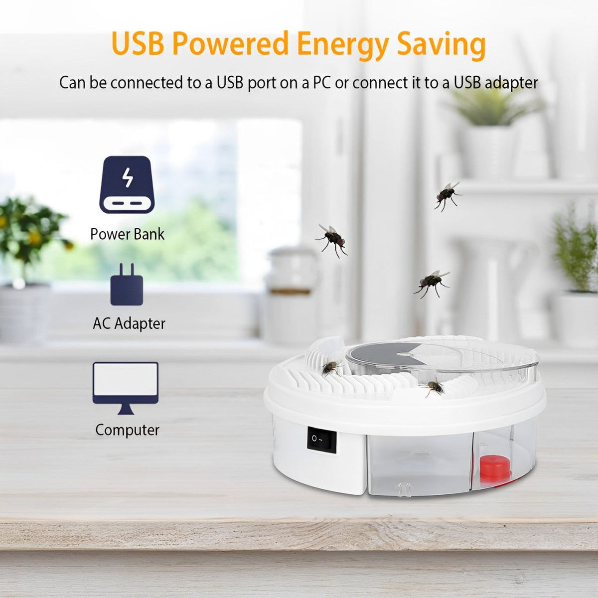 Riafu The World's Best Electric Silent Fly Trap