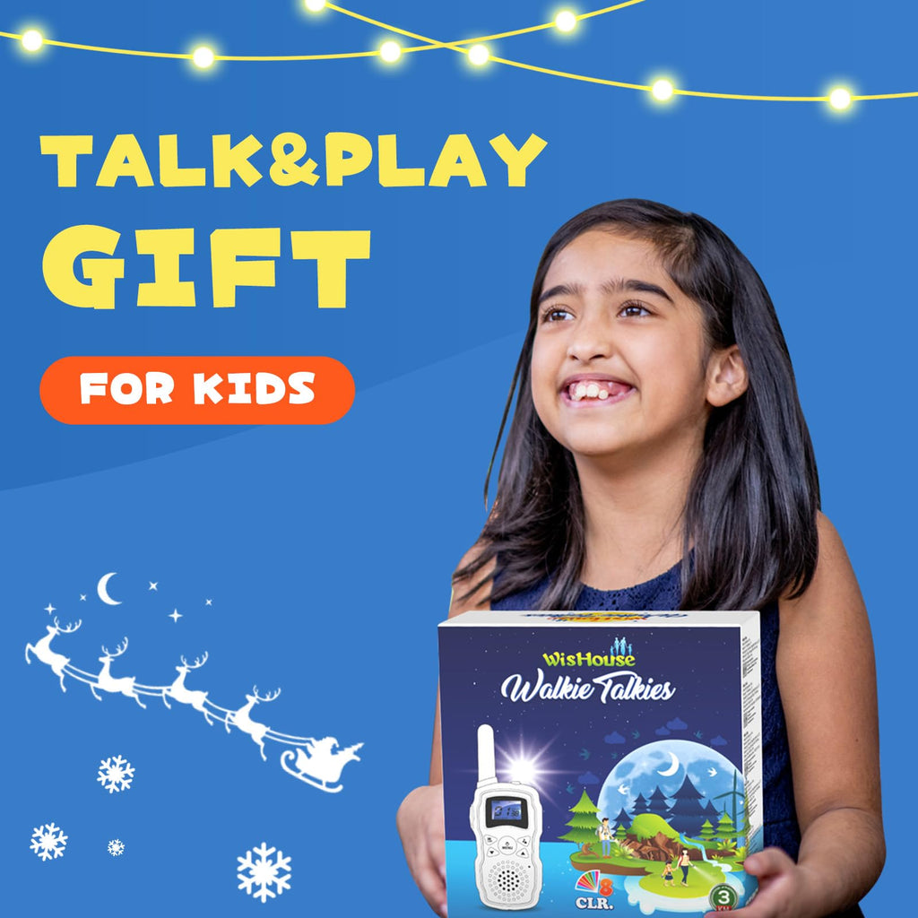 4-Pack Walkie Talkies for Outdoor Play, Batteries and Charger Not Included