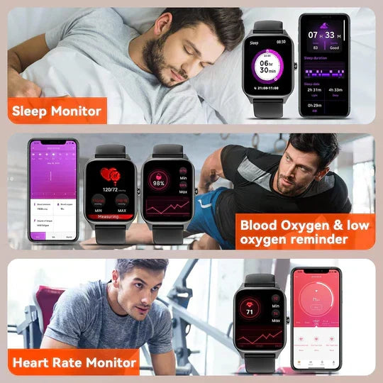 Riafu Non-Invasive Blood Glucose Monitoring Smartwatch