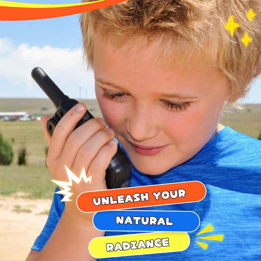 4-Pack Walkie Talkies for Outdoor Play, Batteries and Charger Not Included