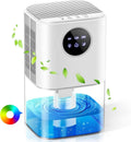 Riafu Portable Dehumidifier for Bedroom/Bathroom – Quiet Damp Air Moisture Remover