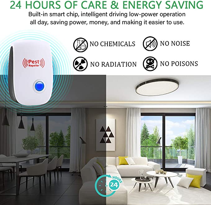 Riafu Ultrasonic Rat Repeller – Plug-In Rodent Control Device for Home & Garage