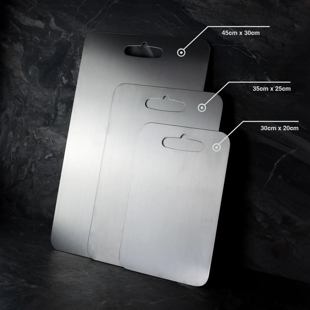 Premium Titanium Cutting Board | Antibacterial Multi-Size Set