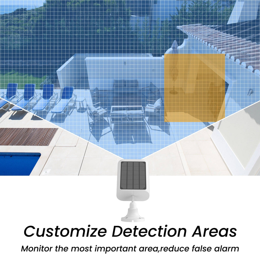 Riafu Outdoor Solar Security Cameras – Wireless Design with Motion Sensor & Night Vision