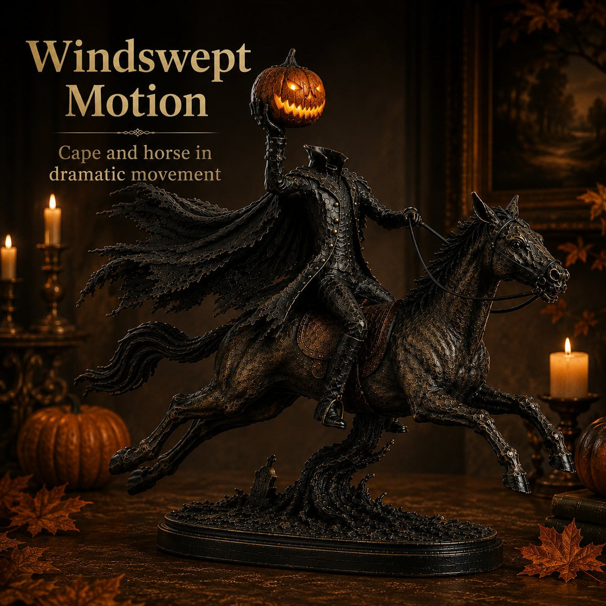 Riafu – Headless Horseman Halloween Statue