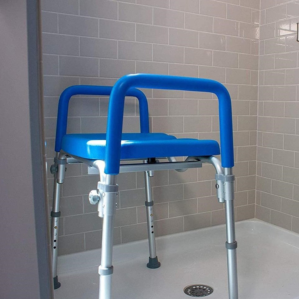 Riafu Heavy Duty Raised Toilet Seat Riser with Arms – Adjustable Handicap Toilet Seat for Seniors